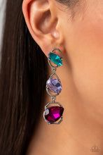 Load image into Gallery viewer, Paparazzi Dimensional Dance - Multi Rhinestone Earring