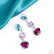 Load image into Gallery viewer, Paparazzi Dimensional Dance - Multi Rhinestone Earring
