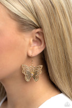 Load image into Gallery viewer, Paparazzi Layered Launch - Gold Earring