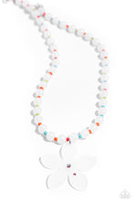 Load image into Gallery viewer, Paparazzi Nostalgic Novelty - White Necklace