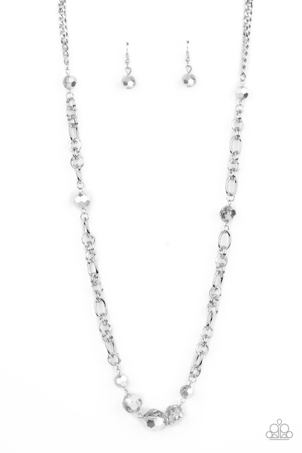 Paparazzi Prismatic Pick-Me-Up - Silver Necklace