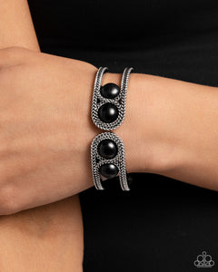 Paparazzi Desert Myth - Black Bracelet