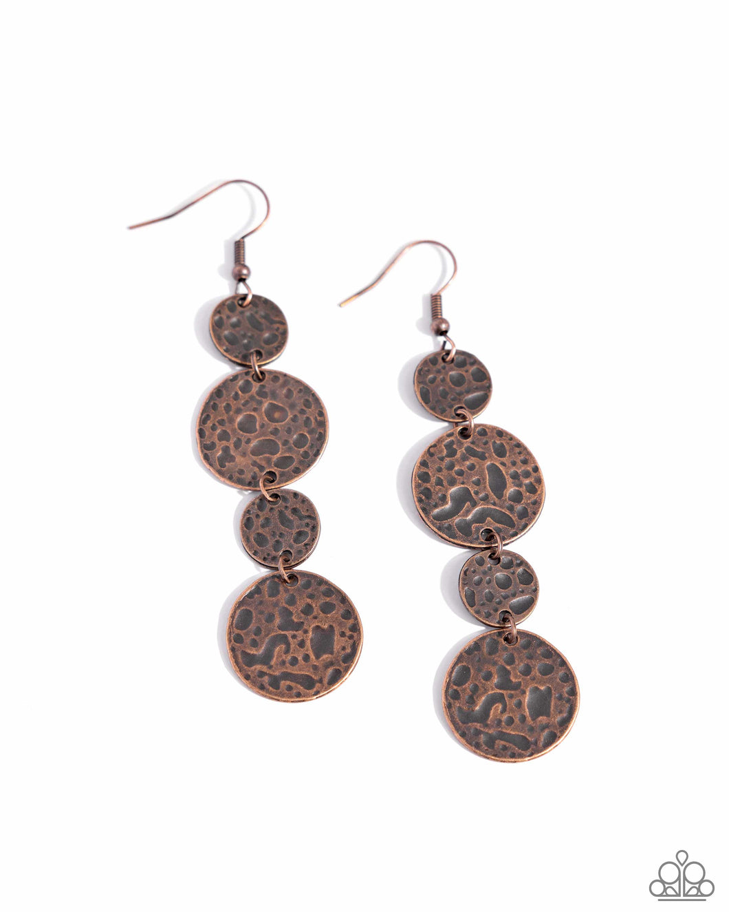 Paparazzi Texture Tutorial - Copper Earrings