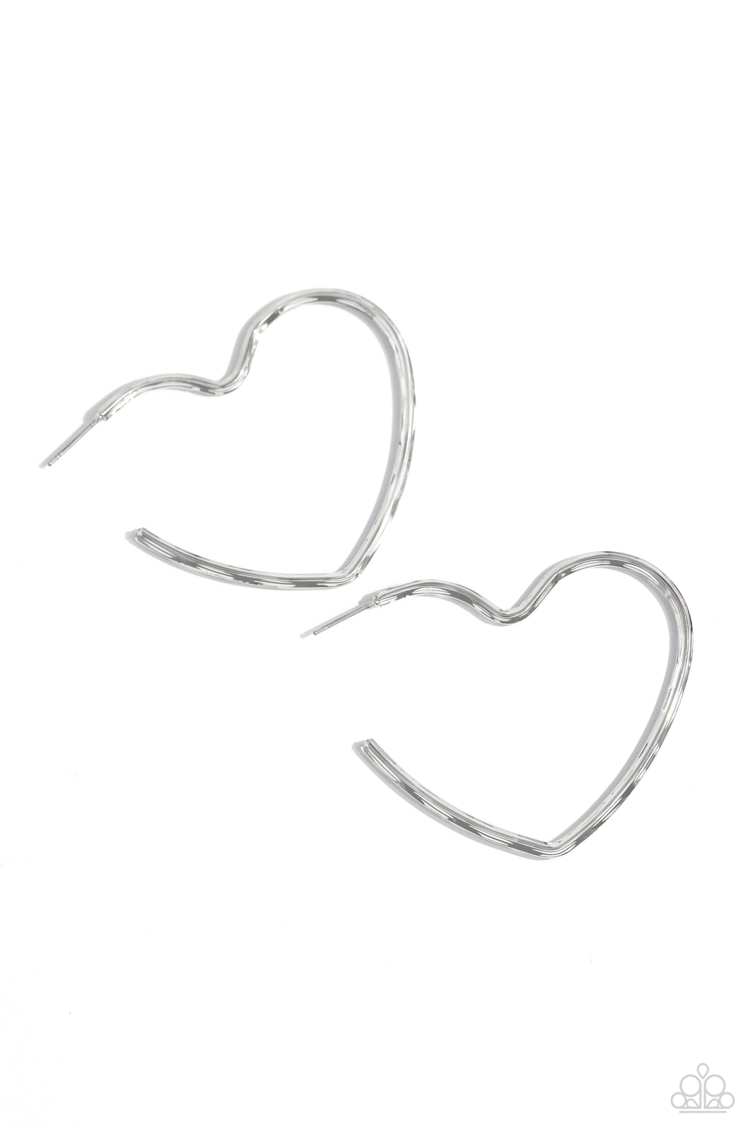 Paparazzi Summer Sweethearts - Silver Earring