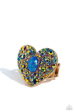 Load image into Gallery viewer, Paparazzi Bejeweled Beau - Blue Ring
