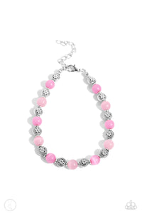 Paparazzi Beachy Bouquet - Pink Anklet