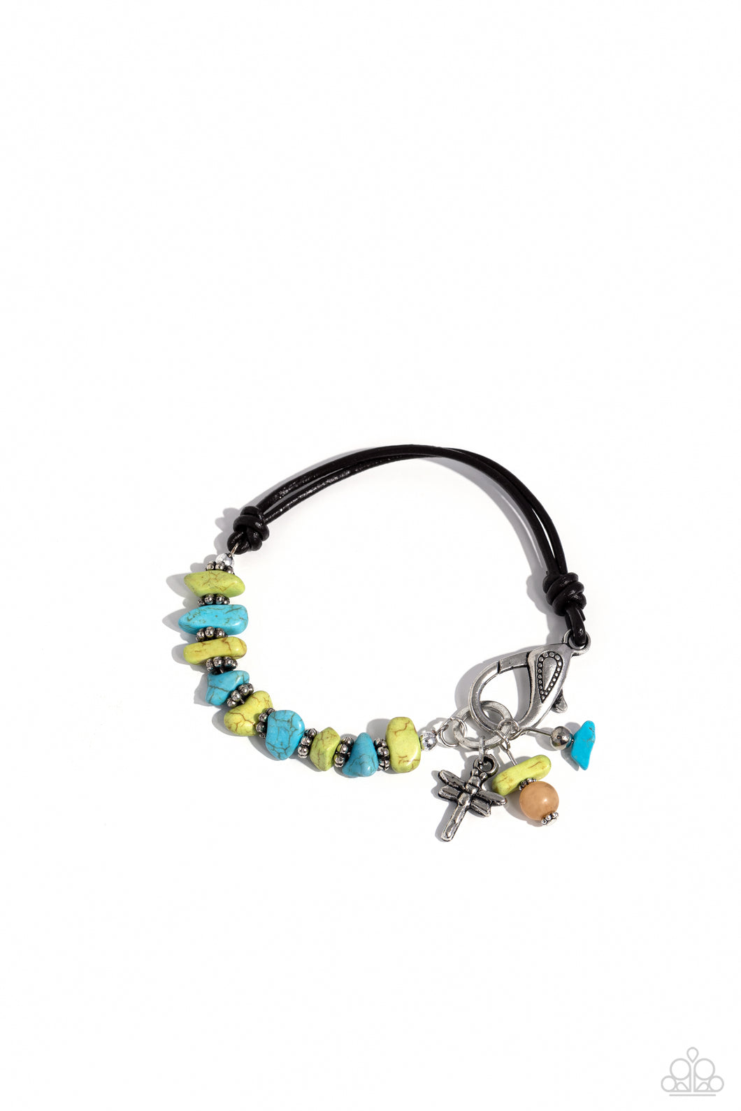 Paparazzi Daring Dragonfly - Green Bracelet