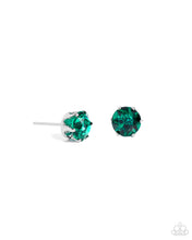 Load image into Gallery viewer, Paparazzi Breathtaking Birthstone - Green Earring
