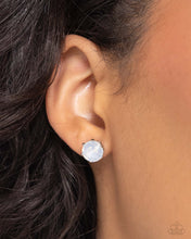 Load image into Gallery viewer, Paparazzi Breathtaking Birthstone - White Earring
