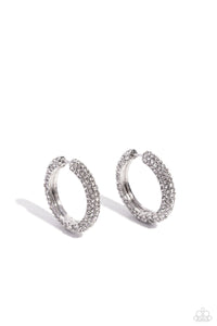 Paparazzi Glowing Praise - Rhinestone Earring