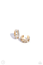 Load image into Gallery viewer, Paparazzi Dont Sweat The Small CUFF - Gold Cuff Earring
