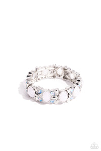 Paparazzi Presidential Perfection - White Bracelet