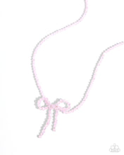 Load image into Gallery viewer, Paparazzi Somebody I Used to BOW - Pink Necklace
