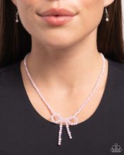 Load image into Gallery viewer, Paparazzi Somebody I Used to BOW - Pink Necklace
