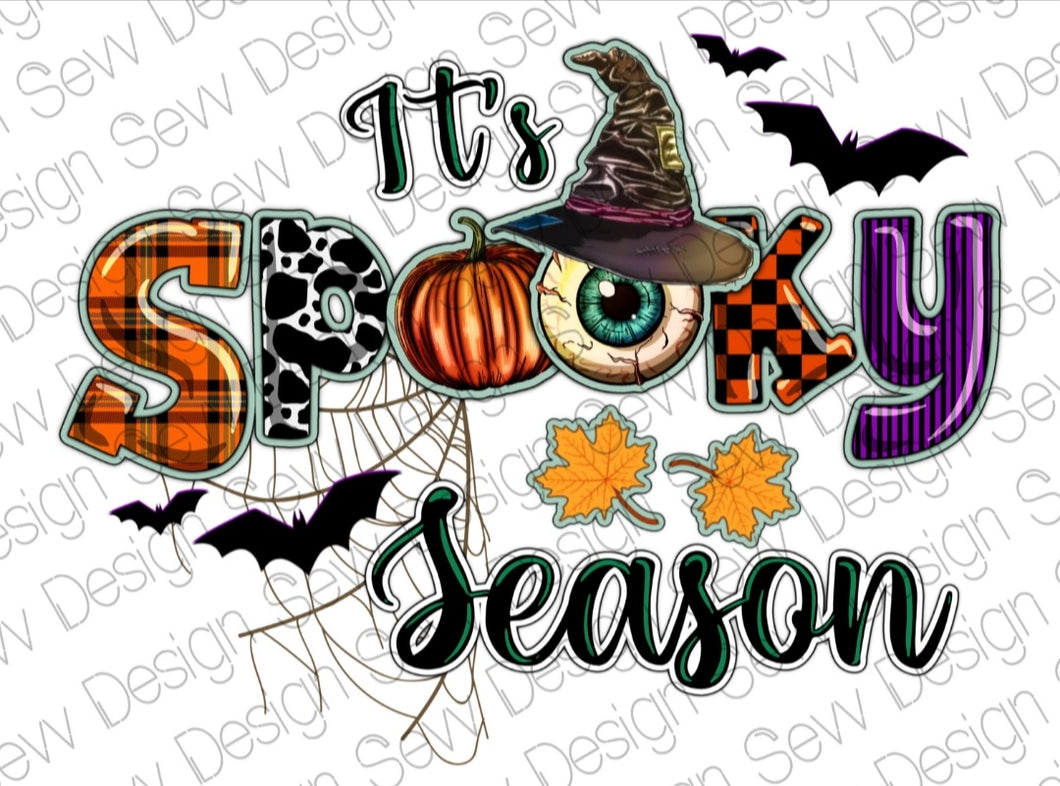 Spooky Season Heat Transfer Vinyl (HTV) Print Only