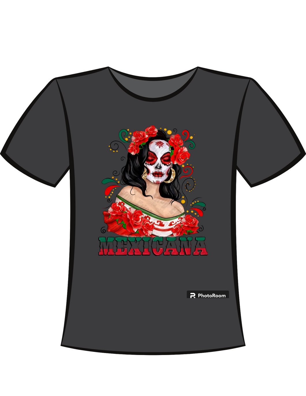 Cinco De Mayo Mexican Black Hair HTV Print