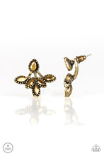 Load image into Gallery viewer, A Force To BEAM Reckoned With - Brass Earring Paparazzi
