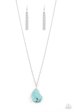 Load image into Gallery viewer, We Will, We Will, Rock You! - Blue Turquoise Necklace Paparazzi
