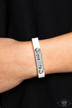 Load image into Gallery viewer, Paparazzi Love Life - White leather Bracelet
