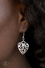 Load image into Gallery viewer, FILIGREE YOUR HEART WITH LOVE - SILVER HEART NECKLACE - PAPARAZZI
