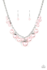 Broadway Belle - Pink Pearl Necklace Paparazzi