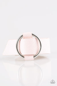 Simply Stylish - Pink Leather Bracelet Paparazzi