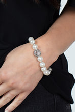 Load image into Gallery viewer, Paparazzi Upscale Whimsy - White Pearl Bracelet

