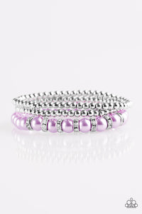 Perfect POSH-ture - Purple Bracelet Paparazzi