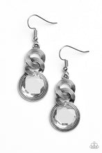 Load image into Gallery viewer, Be GLAM Enough! - White rhinestone Earring Paparazzi
