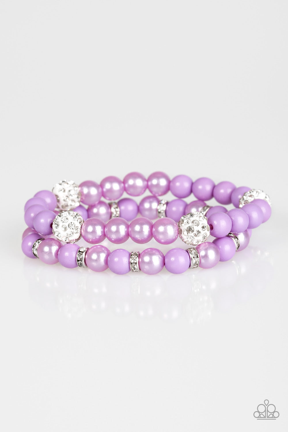 Teasingly Tinseltown - Purple Bracelet Paparazzi