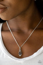Load image into Gallery viewer, First Class Flier - Silver Moonstone Necklace Paparazzi
