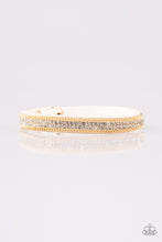 Load image into Gallery viewer, Babe Bling - White Leather Band Paparazzi
