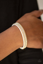 Load image into Gallery viewer, Babe Bling - White Leather Band Paparazzi

