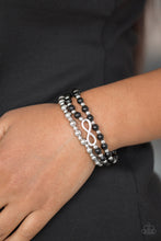 Load image into Gallery viewer, Paparazzi Immeasurably Infinite - Black Bracelet
