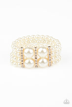 Load image into Gallery viewer, Paparazzi Romance Remix - Gold Pearl Bracelet
