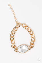 Load image into Gallery viewer, Luxury Lush - White Rhinestone Bracelet Paparazzi

