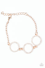 Load image into Gallery viewer, Dress The Part - Rose Gold Bracelet Paparazzi
