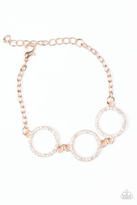 Dress The Part - Rose Gold Bracelet Paparazzi