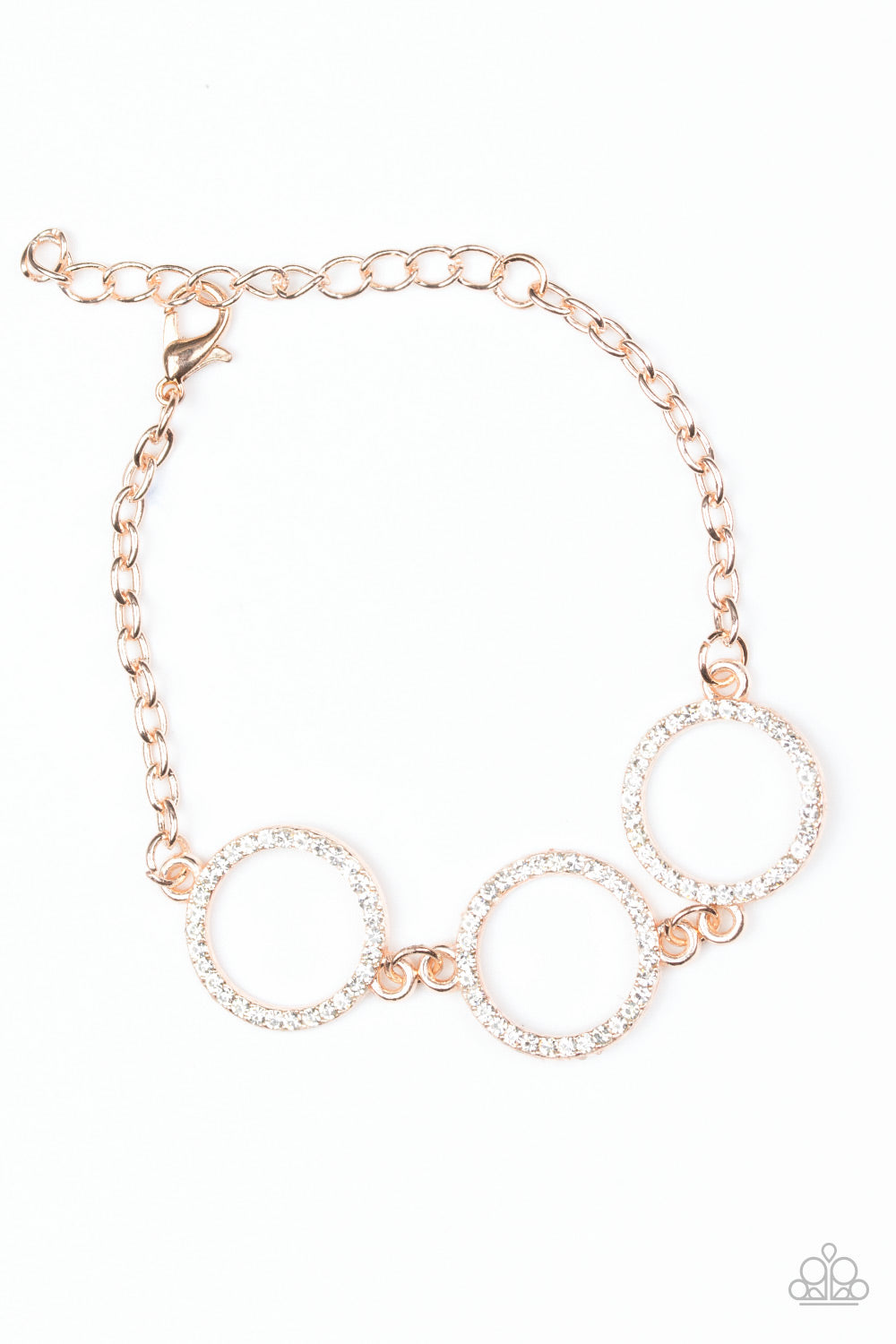 Dress The Part - Rose Gold Bracelet Paparazzi