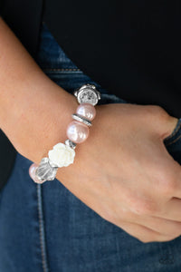 Paparazzi Here I Am - Pink Pearl Bracelet