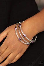 Load image into Gallery viewer, Bangle Belle - Purple Bracelet Paparazzi
