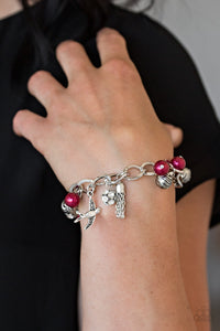 Lady Love Dove - Red Bracelet Paparazzi