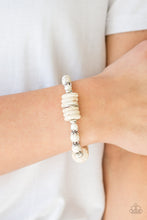 Load image into Gallery viewer, Sagebrush Serenade - White Stone Bracelet Paparazzi
