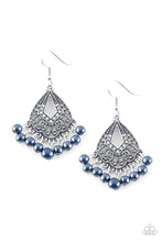 Load image into Gallery viewer, Gracefully Gatsby - Blue Earring Paparazzi
