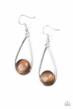 Load image into Gallery viewer, Over The Moon - Brown Earring Paparazzi
