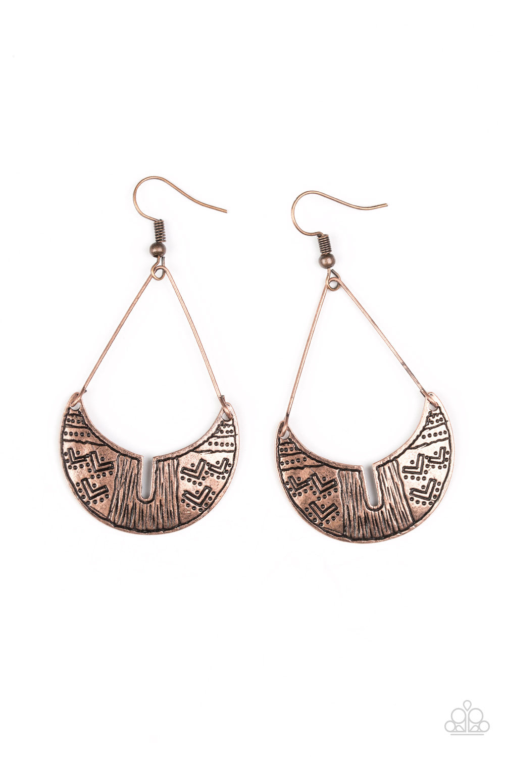 Trading Post Trending - Copper Earring Paparazzi