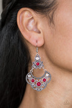 Load image into Gallery viewer, Garden State Glow - Red Earring Paparazzi
