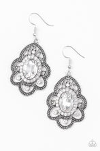 Load image into Gallery viewer, Reign Supreme - White Rhinestone Earring Paparazzi
