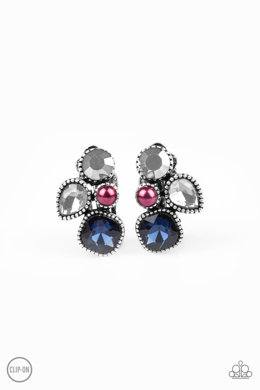 Super Superstar - Multi Clip On Earring Paparazzi