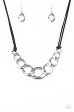 Load image into Gallery viewer, Naturally Nautical - Black Suede Necklace Paparazzi
